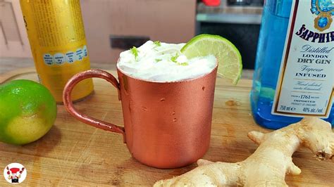 Como Fazer London Mule Espuma De Gengibre Drink Gin T Nica Youtube