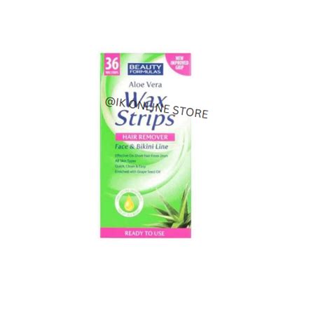 Beauty Formulas Aloe Vera Wax Strips Pcs Ik Online Stores