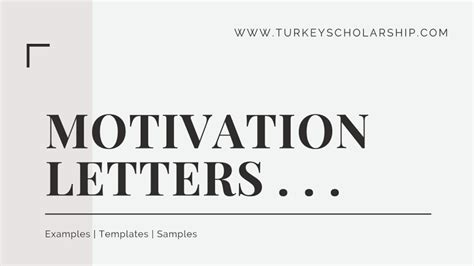 Template Motivation Letter Denah