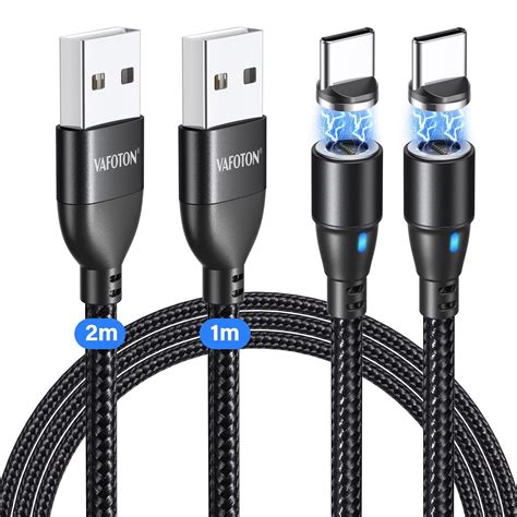 Vafoton Cavo Magnetico Di Ricarica M M Usb A A Usb C W Cavo