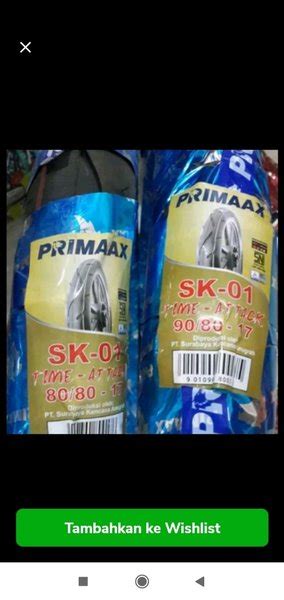 Jual Ban Luar 80 80 17 Primax Primak Dan 90 80 17 Sk01 Sk 01 Soft