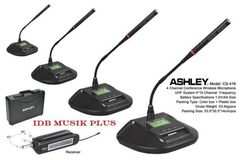 Jual Mic Wireless Podium Ashley Cs Cs Di Lapak Idb Musik Plus