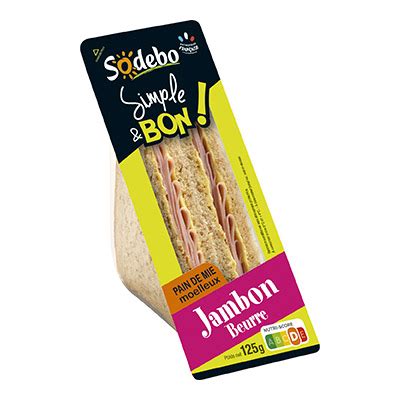 Triangle Jambon Beurre Sodebo Blue One R Gion Est