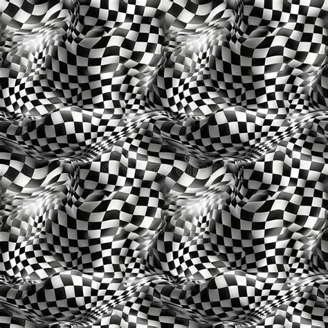 A Boundless Expanse Of A Captivating Monochrome Checker Pattern