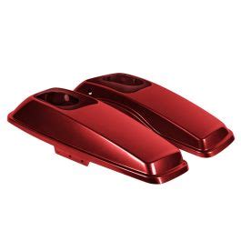 Red Hot Sunglo Saddlebag Speaker Lids For Harley Touring 14 From