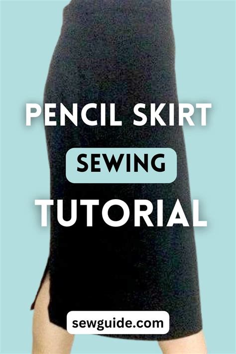 Draft Sew An Easy Pencil Skirt DIY Pattern SewGuide Pencil Skirt