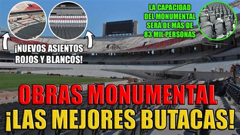 Monumental Listo Instalaron Las Nuevas Butacas Las Obras Avanzan