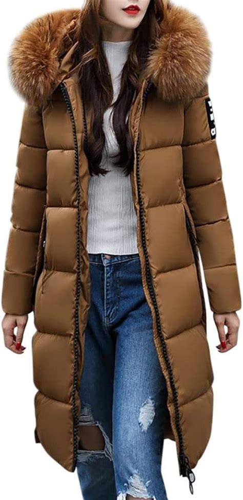 Chaquetas de plumón maxi gruesas para mujer Abrigo grueso de parka para