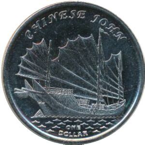 Moneda Dollar Chinese Junk Fantas A Emisiones Gilbert Islands