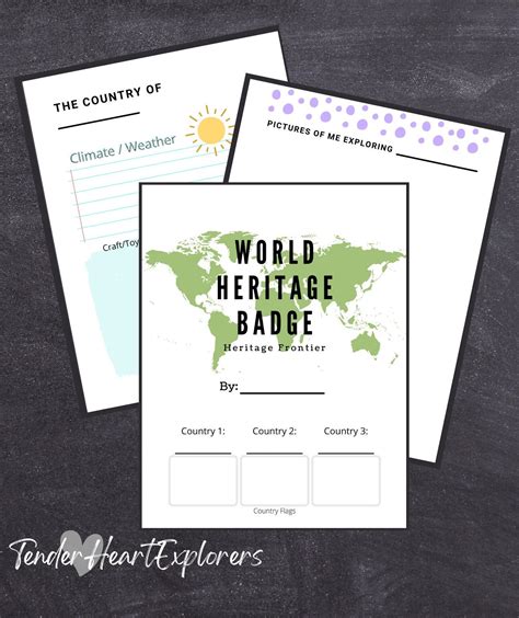 American Heritage Girls, AHG, World Heritage Badge DIGITAL DOWNLOAD - Etsy