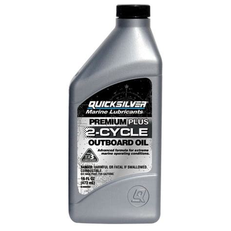 Quicksilver Premium Plus Cycle Marine Motor Oil Tc W Oz