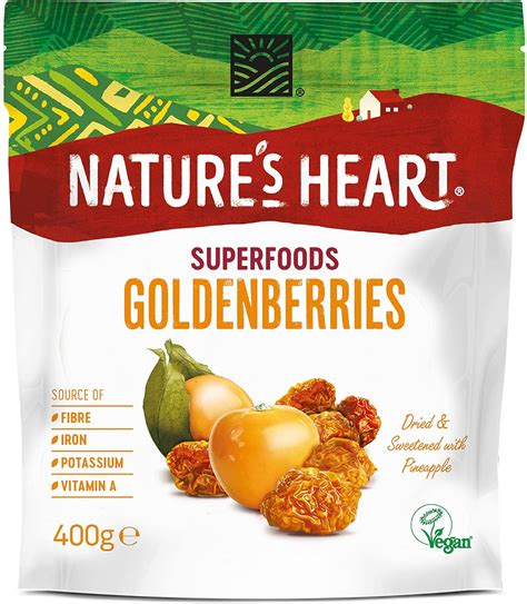 Terrafertil Natures Heart Raw Dried Goldenberry 567 G Uk