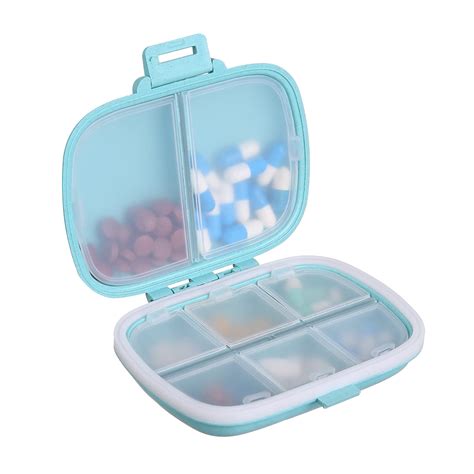 Zuihug 1pack Daily Pill Organizer Box Portable Pill Organizer Travel