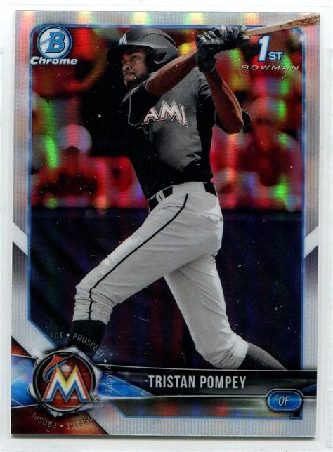 St Bowman Chrome Draft Refractor Bdc Tristan Pompey Ebay