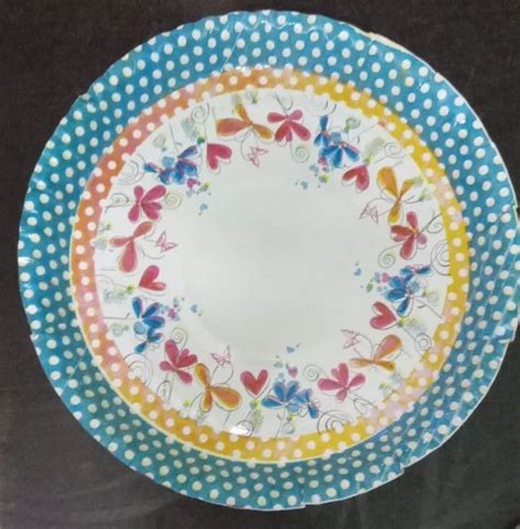 Inch Gsm Itc Printed Paper Plate At Rs Piece In Kolkata Id