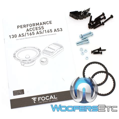 Focal 165AS 6.5" 60W RMS 2-Way Access Series Component Speakers System