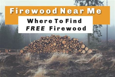 Firewood Near Me - and Where can I can free firewood? - My Homestead Life