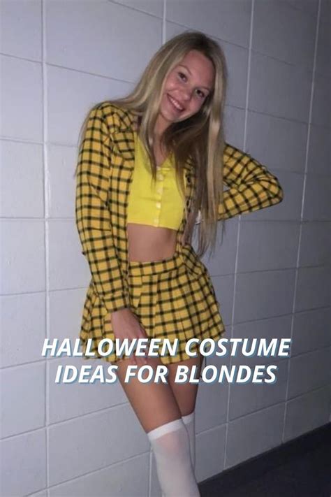 Blonde Hair Costumes Blonde Halloween Costumes Unique Halloween Costumes Halloween Outfits