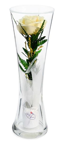 Живые цветы в стекле (вакууме) - купить в Москве