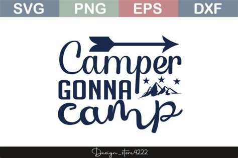 Camper Gonna Camp Graphic By Gravity · Creative Fabrica