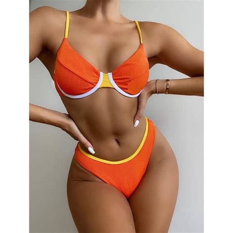 Jual Preorder Ztvitality Swimwear Women Underwire Sexy Push Up Bikini