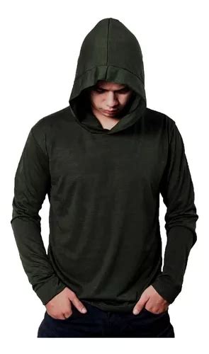 Playera Manga Larga Con Gorro Hombre Piezas Envio Gratis Meses