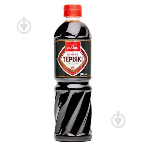 ᐉ Соус соевый Akura Терияки 500 мл • Купить в Киеве, Украине • Лучшая ...