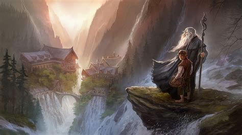 Gandalf and Frodo in Rivendell : r/lotr