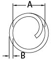 Ronstan Split Cotter Ring 5 8 Diam