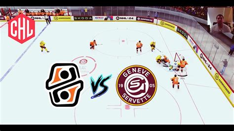 HC KOŠICE VS HC SERVETTE ŽENEVA LIGA MISTRŮ NHL 24 PS5 YouTube