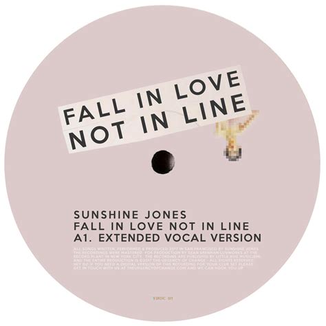 FALL IN LOVE NOT IN LINE | Sunshine Jones