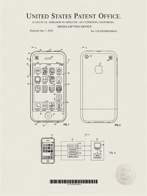 Revolutionary Apple Designs | Patent Print Collection