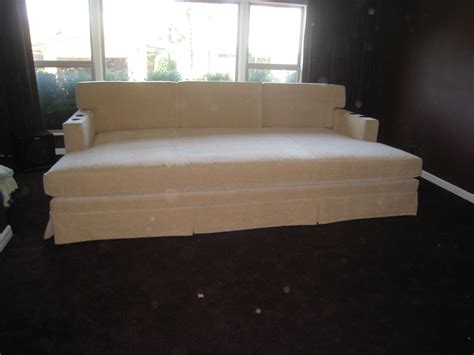 Custom Designed Oversized Sofa with cup holders. Made extra deep for a ...