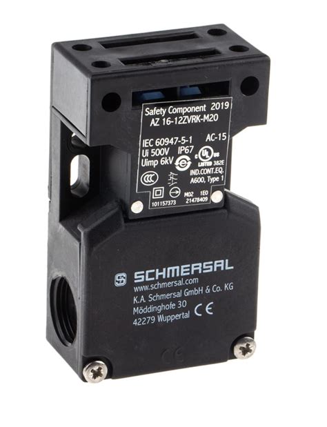 Az16 12zvrk M20 Schmersal Schmersal Az16 Safety Interlock Switch 2nc