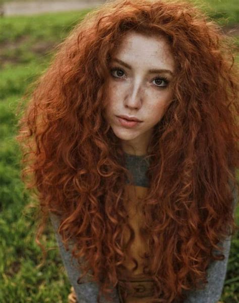 Pin By Starfall On Curly Hair Red Curly Hair Red Hair Brown Eyes