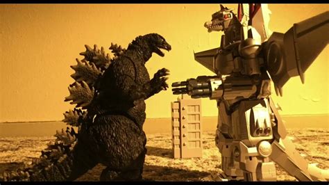 Godzilla Vs Mechagodzilla Stop Motion Youtube