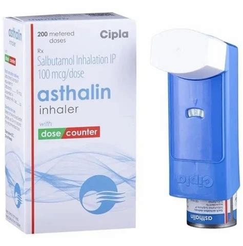 Asthalin 100mcg Salbutamol Albuterol Inhaler 1 X 200 Mdi At Rs 177 Box