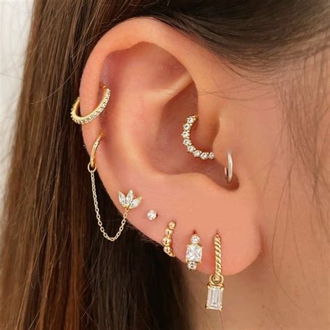 Best Ear Piercing Ideas Assolari Earings Piercings Ear Jewelry