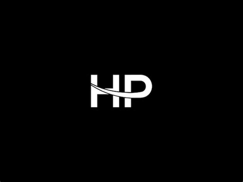 Premium Vector | HP logo design