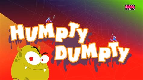 Halloween Humpty Dumpty Nursery Rhymes For Kids Scary Rhyme Kids