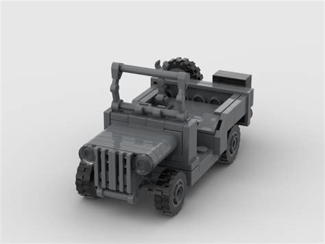 Lego Moc Willys Jeep By Thelegotanker Rebrickable Build With Lego