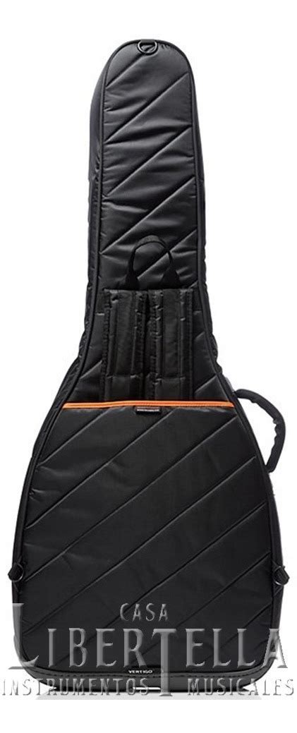 Funda Mono Vertigo M Vad Blk Para Guitarra Ac Stica Negra Casa