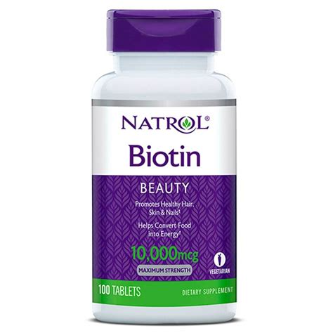 Biotina Mcg Natrol C Psulas Brinde R Em Mercado