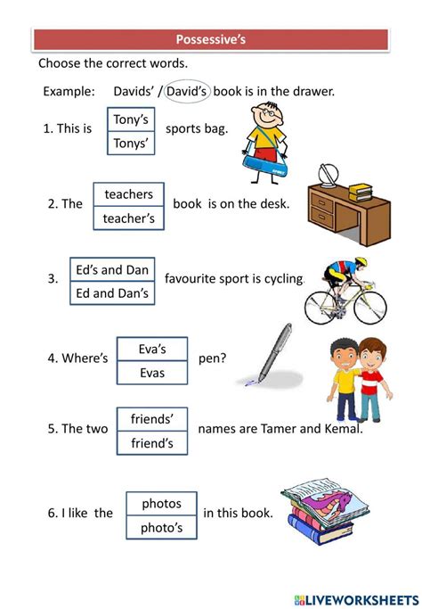 2264796 Possessive Nouns And Questions Engworksheets