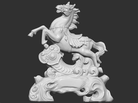 Horse Sculpture 3D - TurboSquid 2038023