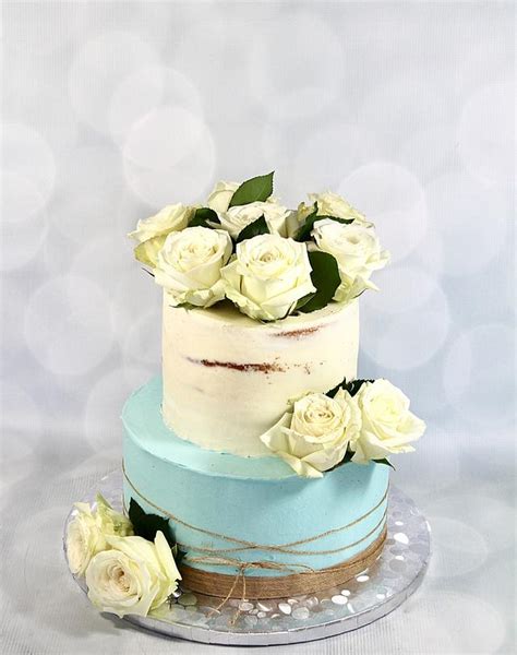 Baby Shower Naked Cake Decorated Cake By Soods Cakesdecor