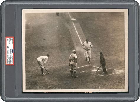 1926 Babe Ruth World Series Photograph Home Run Trot PSA Type I