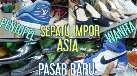 Thrifting Sepatu Second Wanita Asal Asia Di Pasar Baru Jakarta Pusat