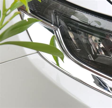 For 2023 Honda Cr V Crv Abs Chrome Car Front Headlight Eyebrow Cover Trim Strips Ebay