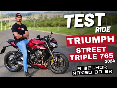 TESTE TRIUMPH STREET TRIPLE 765 RS 2024 A melhor Naked que você